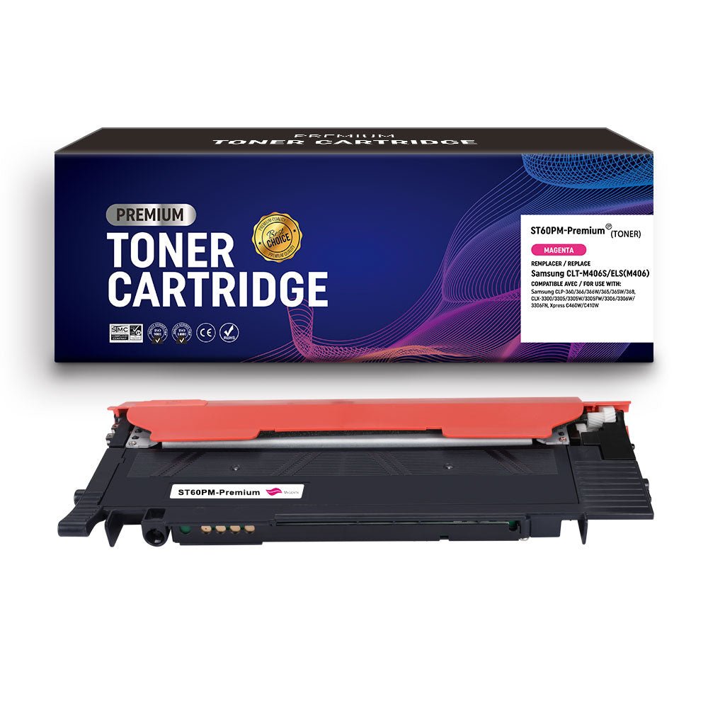 Cartouche de toner Compatible Samsung CLT-M406S/ELSM406 Magenta 1000pages - KERA FRANCE Cartouche de toner Compatible Samsung CLT-M406S/ELSM406 Magenta 1000pages - KERA FRANCE